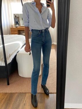 Madewell Deep Indigo Skinny Jeans